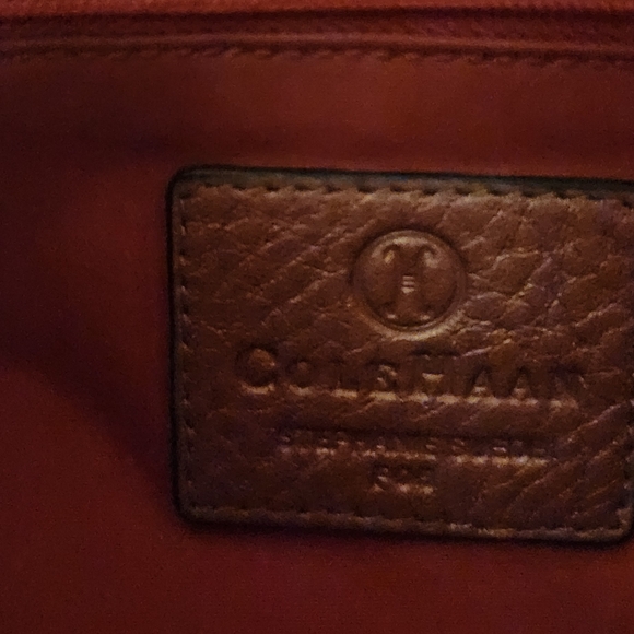 Cole Haan Stephanie Suede bronze studded leather horsebit hobo equastrian bag - Picture 5 of 7